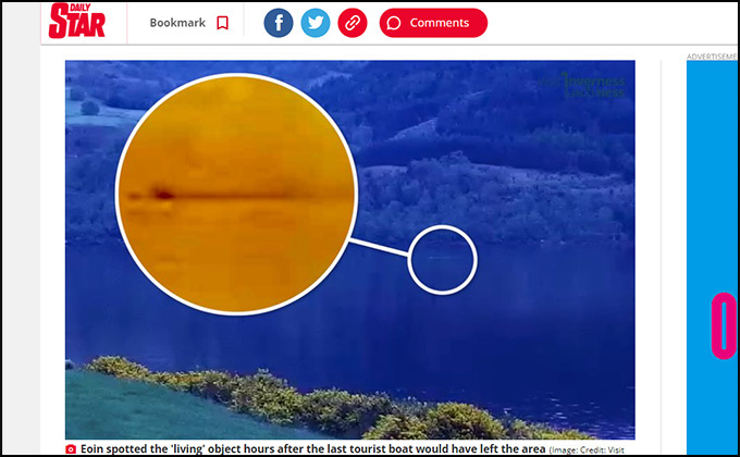 「最も説得力のあるネッシー画像」が公開される! 規格外のサイズとスピードの生物