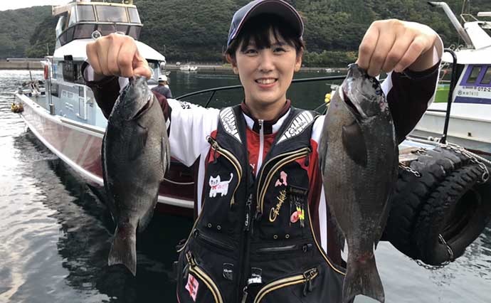 好シーズン到来の磯フカセ釣りで40cm級頭に良型クロ続々顔出し
