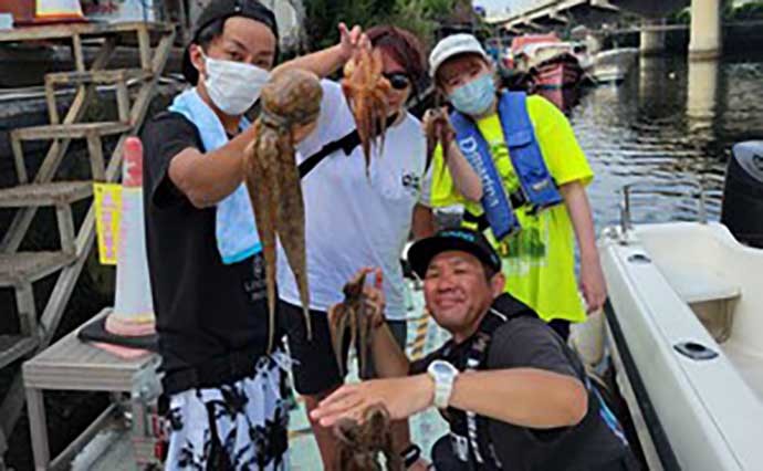 今週の『船釣り情報』特選釣果　夏バテ解消にマダコを釣って食べよう