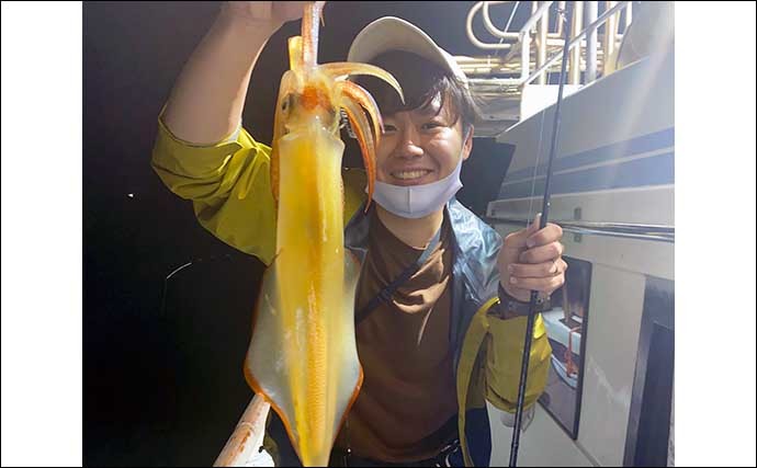 【玄界灘】夜焚きイカ最新釣果　イカメタル・胴突き共に好調で釣る人3ケタ