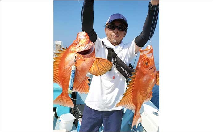 【福岡】沖釣りの最新釣果　タイラバで大ダイ90cm筆頭に型揃いでゲット