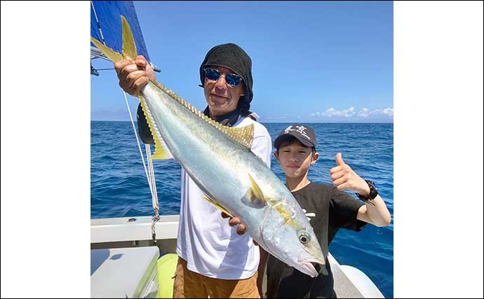 落とし込み釣り最新釣果　エサ付き良好でヒラマサ筆頭に良型青物乱舞