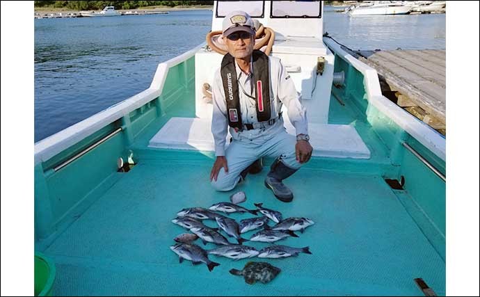 【三重】カカリ釣りの最新釣果情報　クロダイ数釣りにヒラメも顔出し