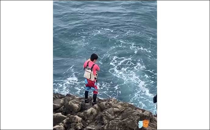 磯でのショアジギ＆弓角で青物快釣　釣魚を身エサにしてハタ狙いも的中