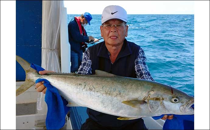 落とし込み釣り最新釣果　エサ付き良好でヒラマサ筆頭に良型青物乱舞