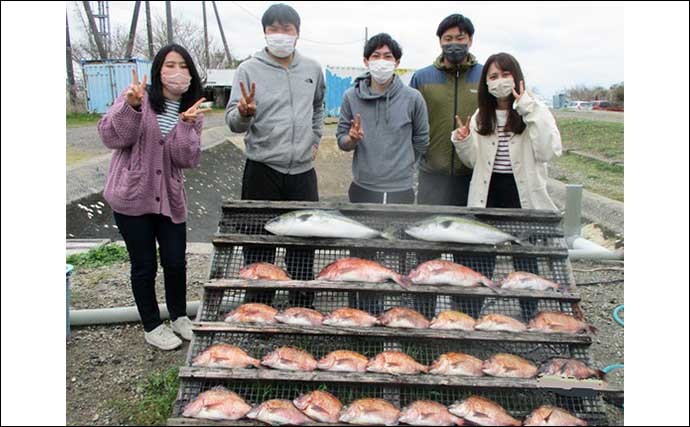 【三重・愛知】海上釣り堀最新釣果　各地でマダイ＆青物が堅調