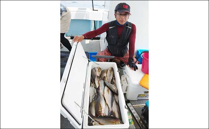 【福岡】沖のエサ釣り最新釣果　アラ（クエ）釣りで23kg頭に大型続々