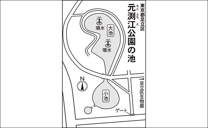 今週のヘラブナ推薦釣り場【東京都・元渕江公園】