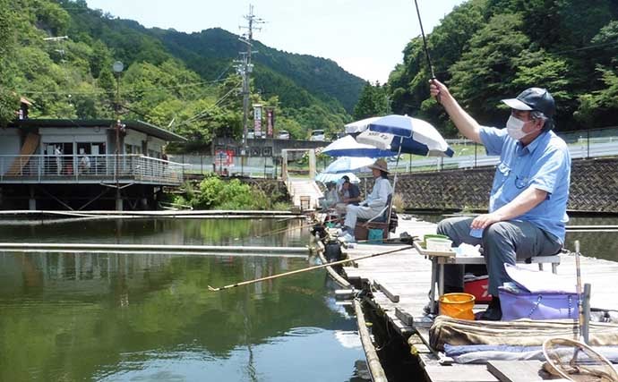 夏ベラ高活性で引き強烈　尺上ばかりヘラブナ25匹【大阪・FC竹の内】