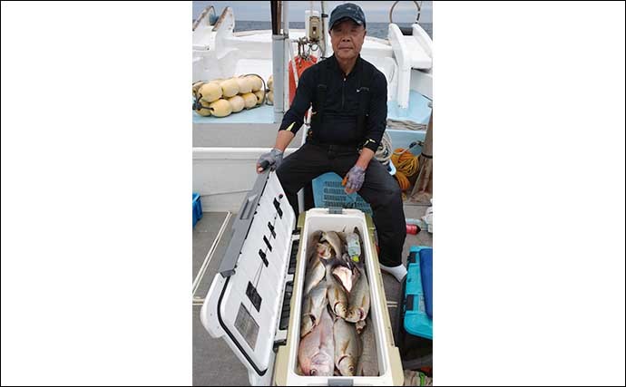 【福岡】沖のエサ釣り最新釣果　五目釣りでチヌにイサキにマダイ