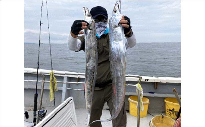 【愛知】沖釣り最新釣果情報　ジギングでブリにサワラに大型タチウオ