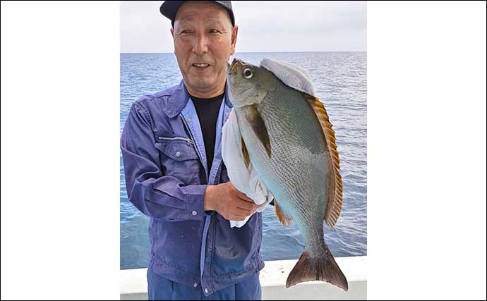 【福岡】沖のエサ釣り最新釣果　五目釣りでチヌにイサキにマダイ