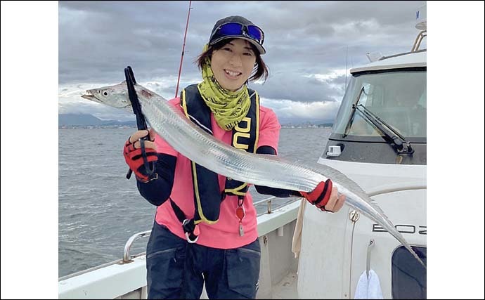 博多湾の夏テンヤタチウオ釣りで10尾　近場で初心者者にもオススメ