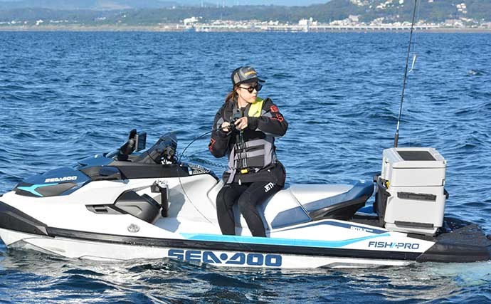 釣り専用水上バイク「Sea-Doo FISH PRO」で岡田万里奈がサワラ快釣