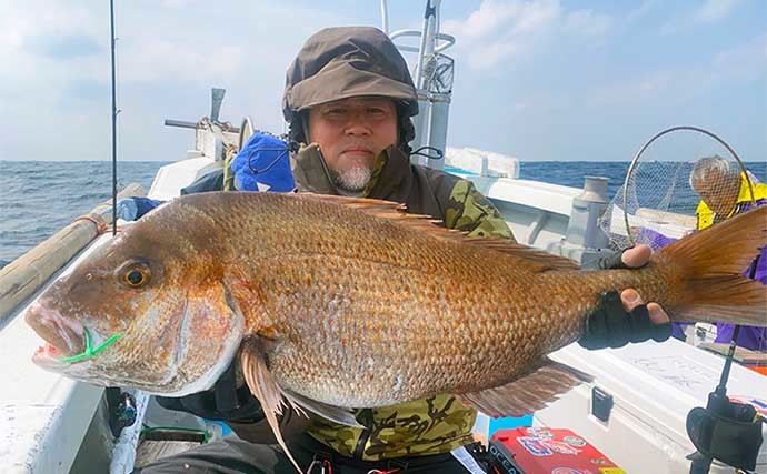 【玄界灘】沖のエサ釣り最新釣果　エビラバで86cm8kgマダイ浮上