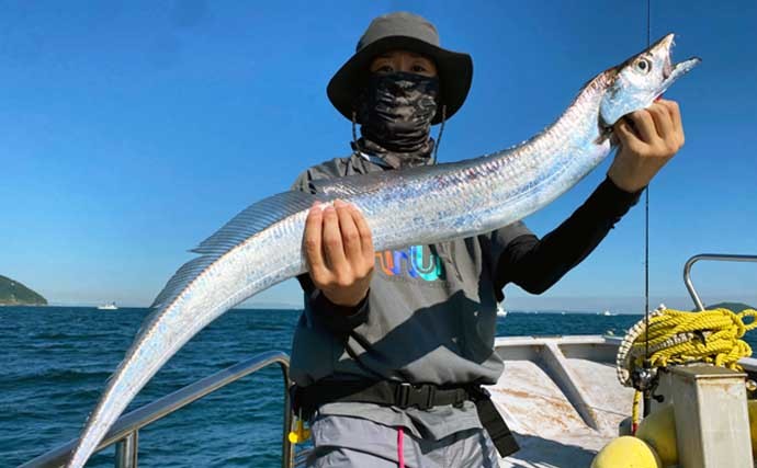 【愛知】沖釣り最新釣果　タチウオ・カワハギ・キスで数釣りチャンス