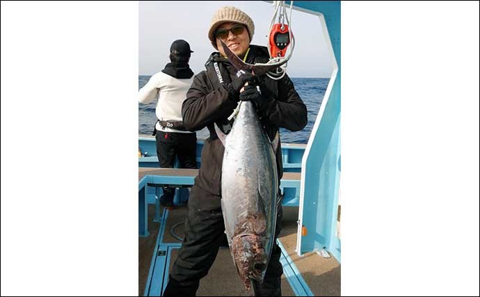 【三重】沖のルアー最新釣果　トンジギで30kg級ビンチョウマグロ浮上