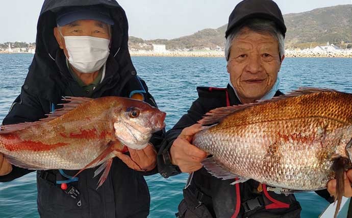 今週の『船釣り情報』特選釣果　エサでもルアーでも春マダイが狙い目