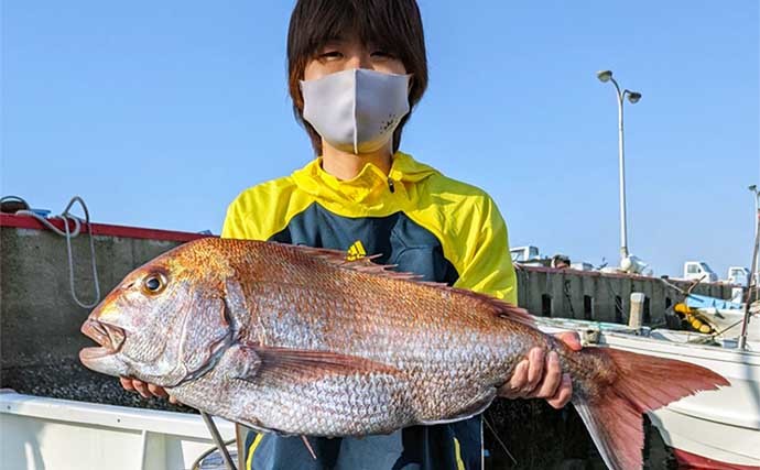 【玄界灘】沖のルアー最新釣果　タイラバで7kg頭に良型マダイ絶好調