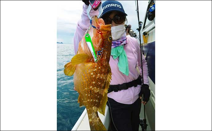 【響灘】沖釣り最新釣果　タイラバでマダイ他多彩な魚種がヒット中