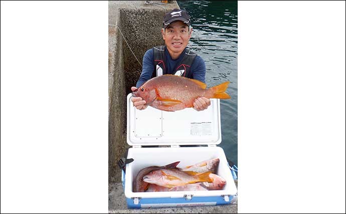 夜の沖磯「ブッ込み釣り」で53cm頭にシブダイ連打に満足【鹿児島】