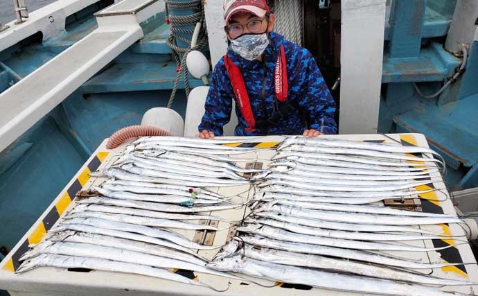 【愛知】沖釣り最新釣果　タチウオ・カワハギ・キスで数釣りチャンス