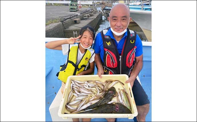 【愛知】沖のエサ釣り最新釣果　タチウオ＆カワハギで数釣り好機到来