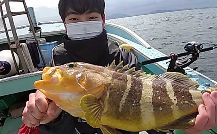 【玄界灘】沖のエサ釣り最新釣果　エビラバで86cm8kgマダイ浮上