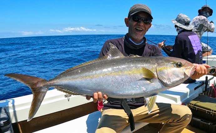 【三重・静岡】沖のルアー最新釣果　ジギングで10kg級カンパチや本ガツオ