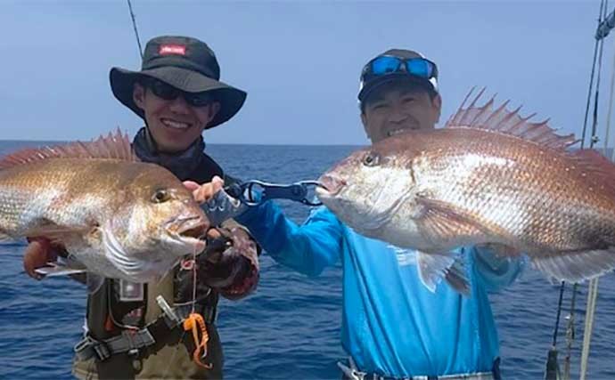 【福井】沖釣り最新釣果　タイラバで80cm超えモンスターマダイ浮上