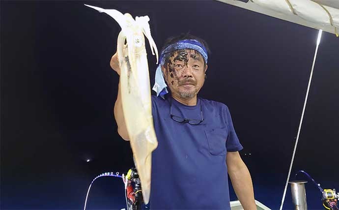 【長崎・佐賀】沖釣り最新釣果　夜焚きイカ釣りで良型が続々