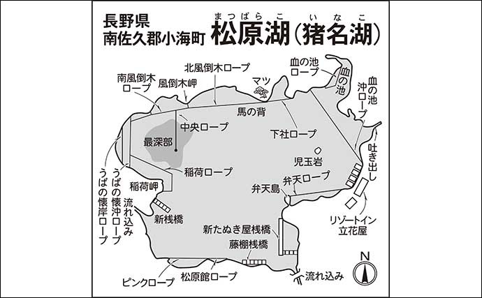 今週のヘラブナ推薦釣り場2022【長野県・松原湖】