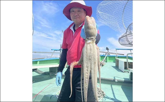 今週の『船釣り情報』特選釣果　大人気のマダコ釣りが各地でヒートアップ