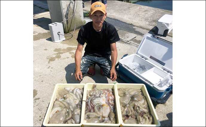 【愛知】沖釣り最新釣果　良型サワラ絶讃回遊中にマダコ好調で２桁釣果