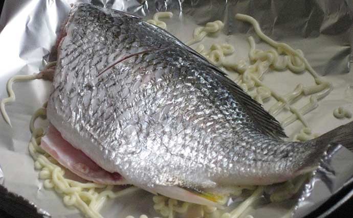 「投げキス釣り」ゲスト魚レシピ：キビレのマヨネーズ焼き 片付けも簡単