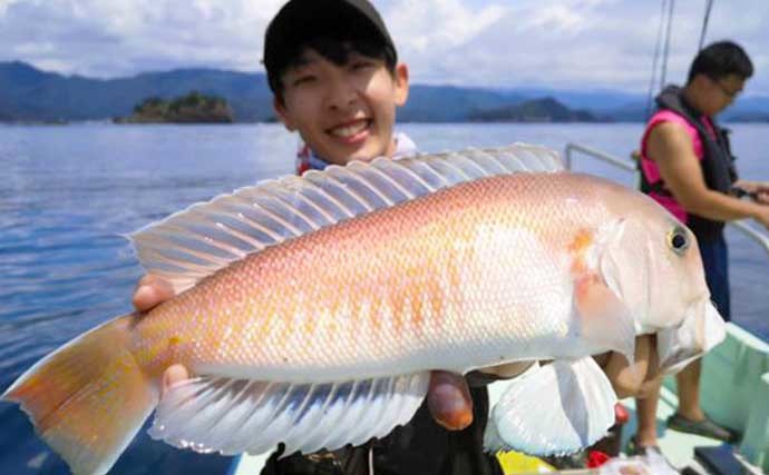 【三重】沖釣り最新釣果　良型混じりで幻のシロアマダイが好調継続中