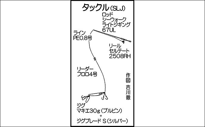 SLJ＆イカメタルで両本命とも船中全員安打　良型まじりで満足釣行