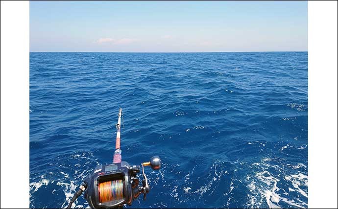 中深海釣りで船中全員が本命アラ手中　好ゲストにオニカサゴも顔出し