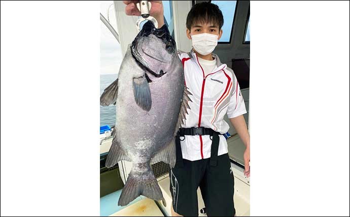 【大分・熊本】沖釣り最新釣果　イサキ五目釣り好ゲストに大型イシダイ