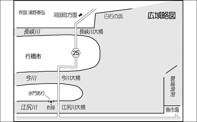 3時間の「ちょい投げ」ハゼ釣りで32尾　今後はサイズアップに期待