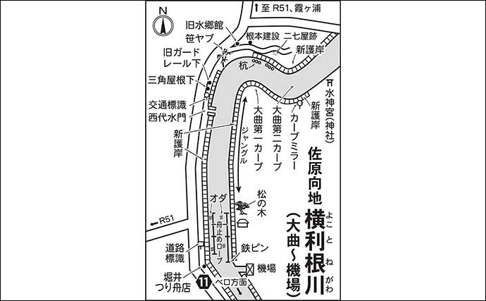 今週のヘラブナ推薦釣り場2022【茨城県・横利根川】