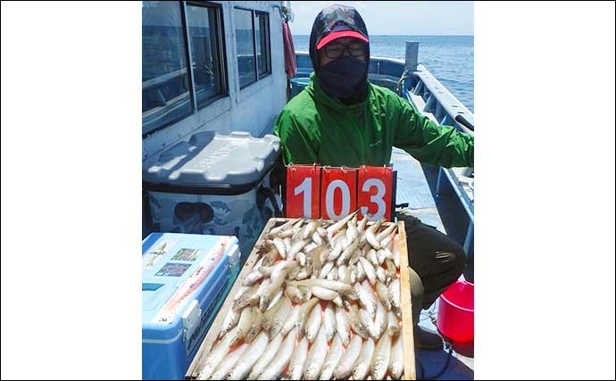 【愛知】沖のエサ釣り最新釣果　超大物イシナギ狙いで50kg級頭に7匹