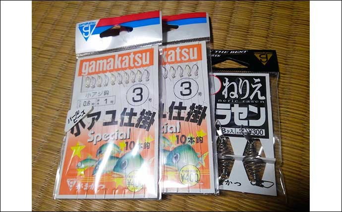 シーズン初の小アユ釣り満喫　夕方から群れ接岸し入れ食いに