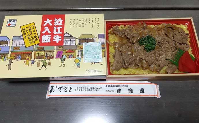 琵琶湖で「観光＋バス釣り」：彦根エリア　釣り飯は駅弁で決まり？