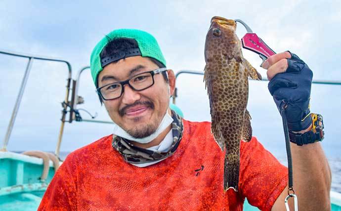 三重のタイラバ釣行でアヤメカサゴにキジハタ　釣果の秘訣は食わせの間