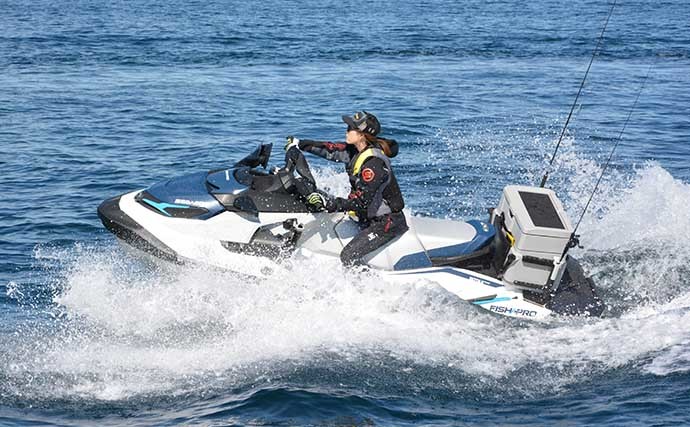 釣り専用水上バイク「Sea-Doo FISH PRO」で岡田万里奈がサワラ快釣