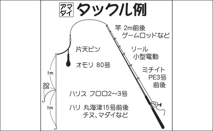 相模湾で「船アマダイ」釣りが開幕　天秤仕掛けでの釣り方キホンを解説