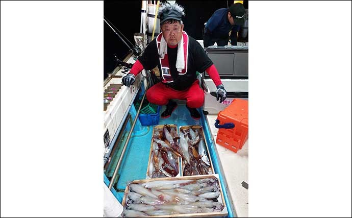 【福岡】夜焚きイカ最新釣果　釣果上伸傾向で今後にさらに期待