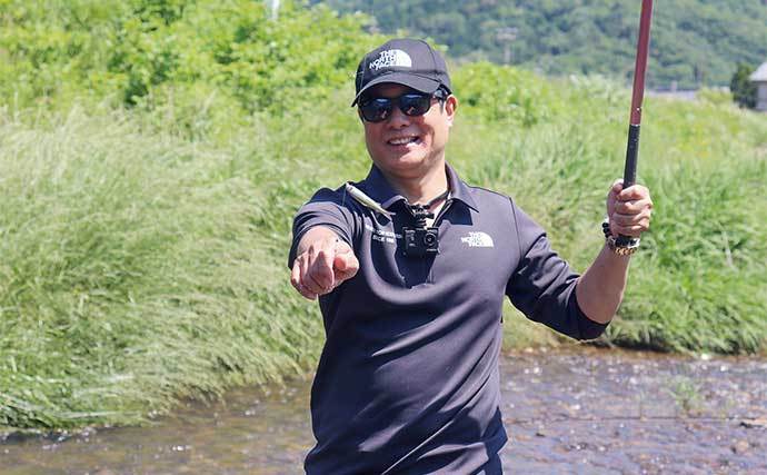 夏の風物詩の小アユ釣りで96匹　まだまだ不調も拾い釣りで今後に期待