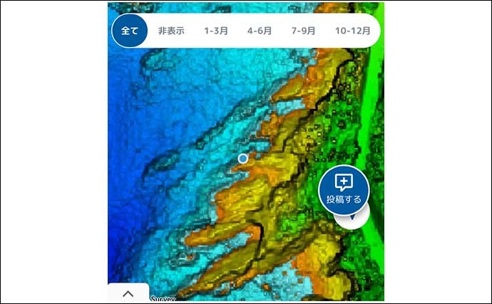 夜の地磯でモンスターハンティング　『釣りドコ』使って住処を直撃